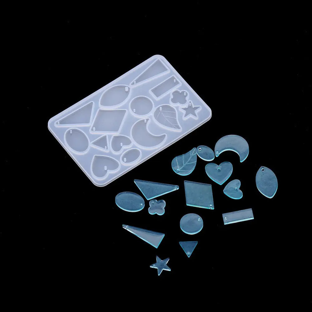 DIY Crystal Epoxy Mold for Necklaces and Earrings