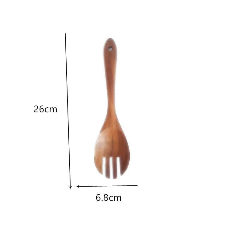 Non-Stick Pan with Wooden Rice Spoon Set