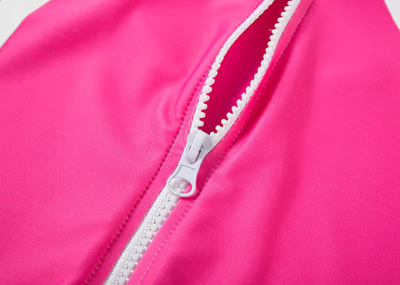 New Girls XL One-Piece Half-Sleeve Swimsuit Set