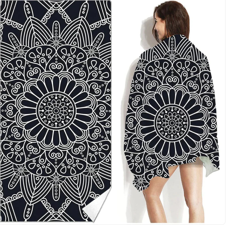 Bohemian Printed Beach & Swim Towel