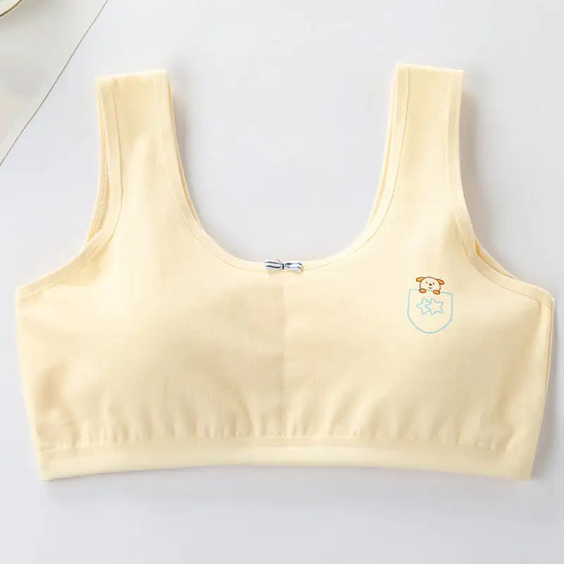 Cotton Bra for Junior High School Girls' Underwear