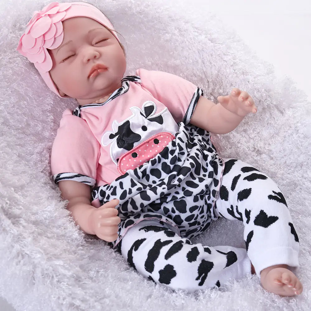 Reborn Doll Toy - Soft Silicone Realistic Baby Doll
