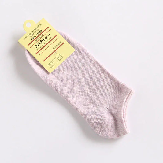Popular Women's Invisible Boat Socks - Cotton Short Socks
