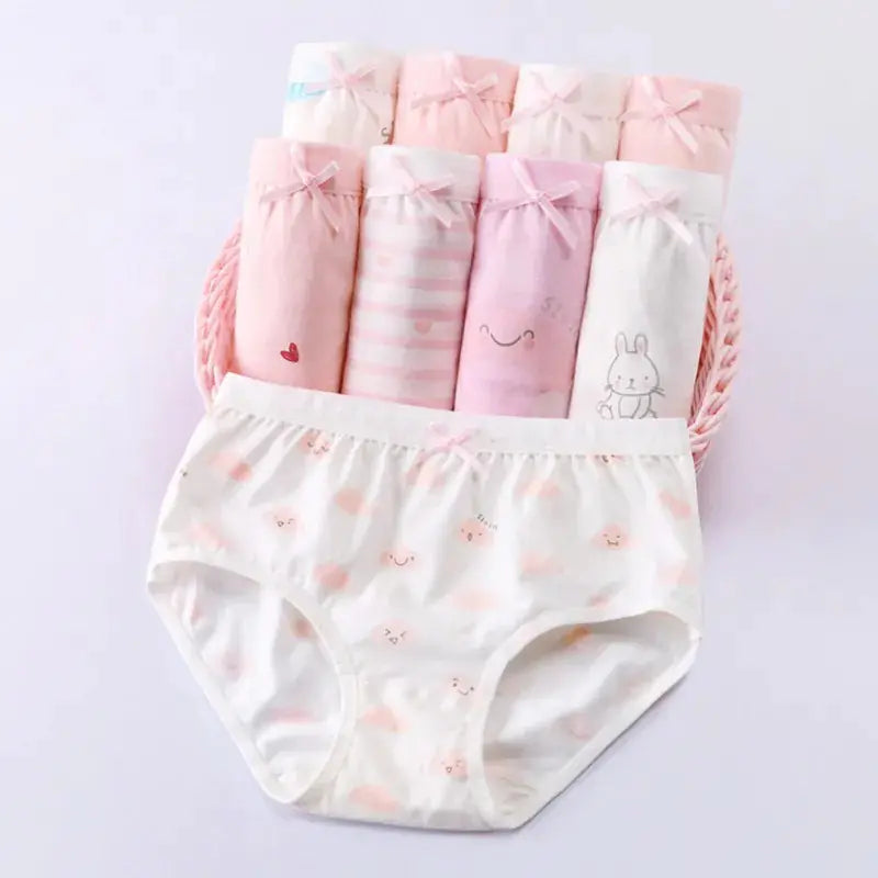 Children's Cotton Triangle Boxer Underwear for Girls