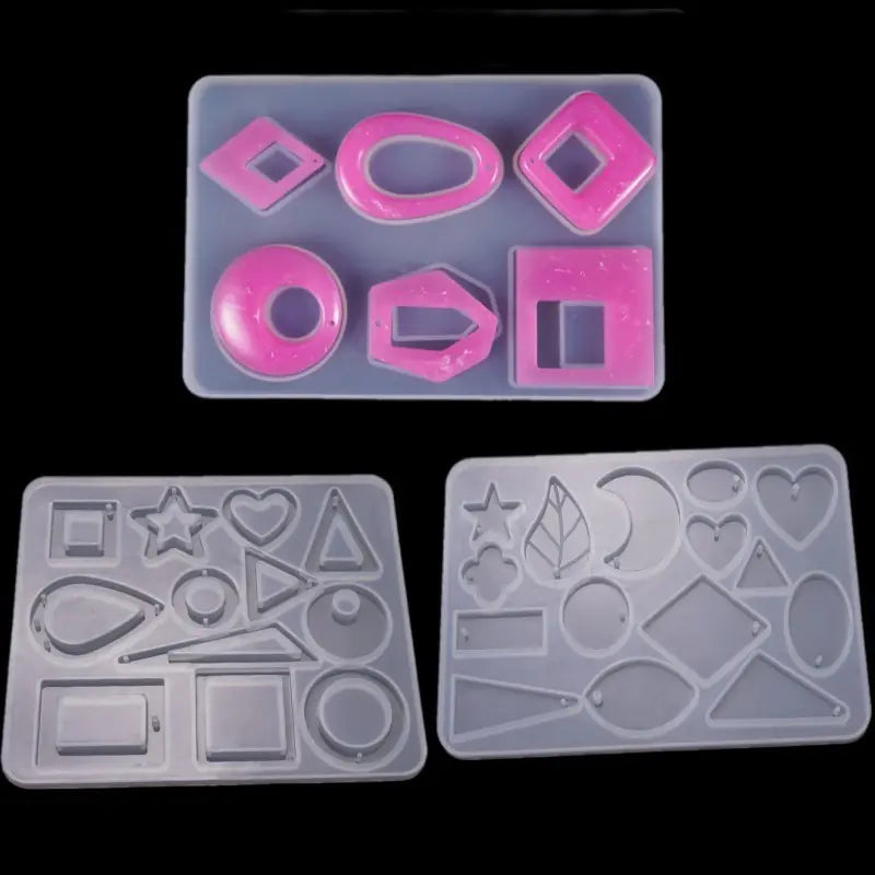 DIY Crystal Epoxy Mold for Necklaces and Earrings