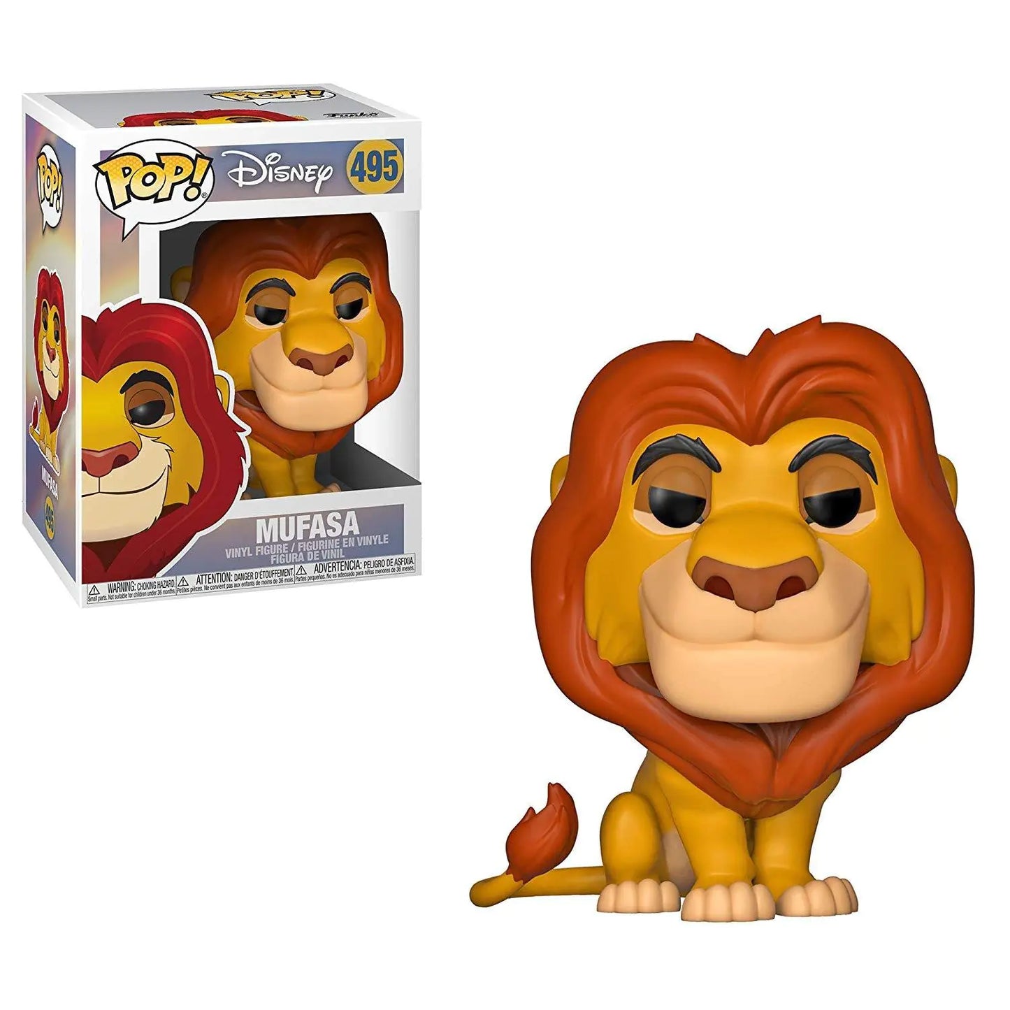 Funko Pop! Disney: Lion King - Mufasa Toy Standard Multicolor