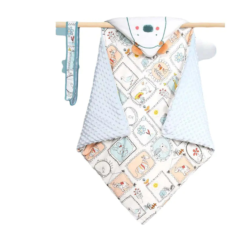 Baby Swaddle Blanket with Cotton for Newborns (Autumn/Winter)