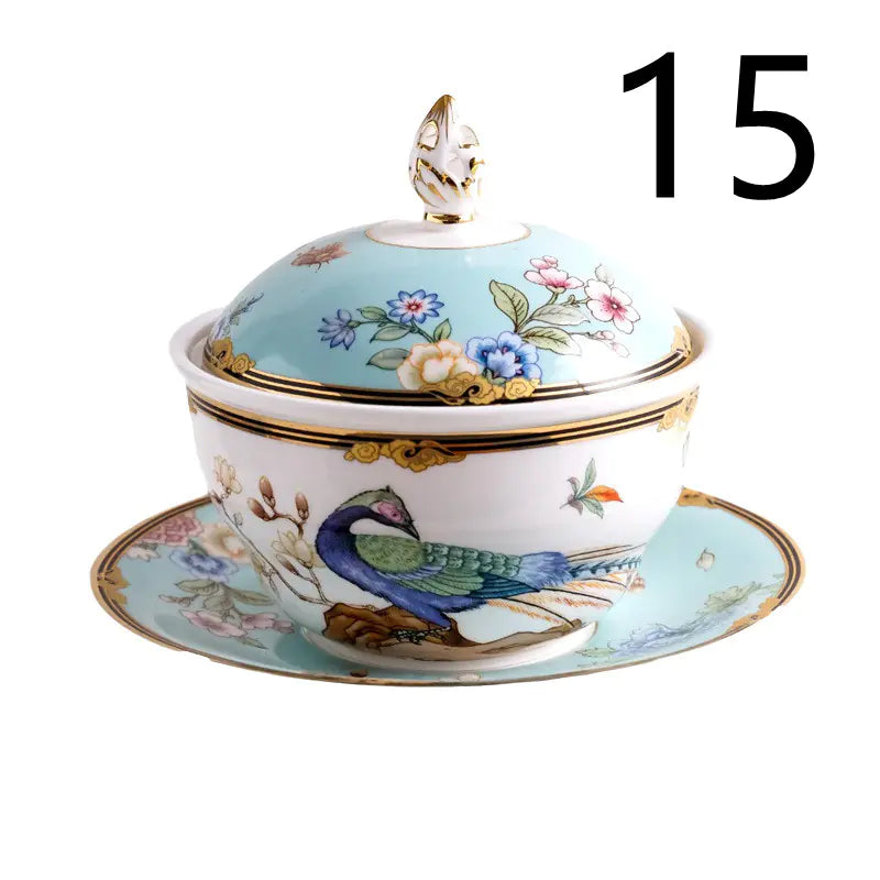 Creative Chinese Bone China Tableware Set