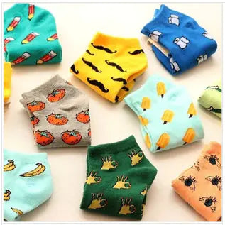 Fruit Socks, Ankle Socks, Boat Socks