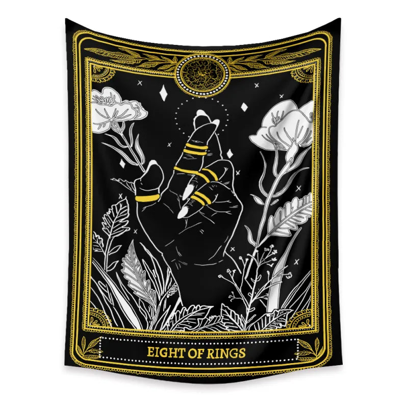 Tarot Tapestry Ins Psychedelic Background Cloth Boho