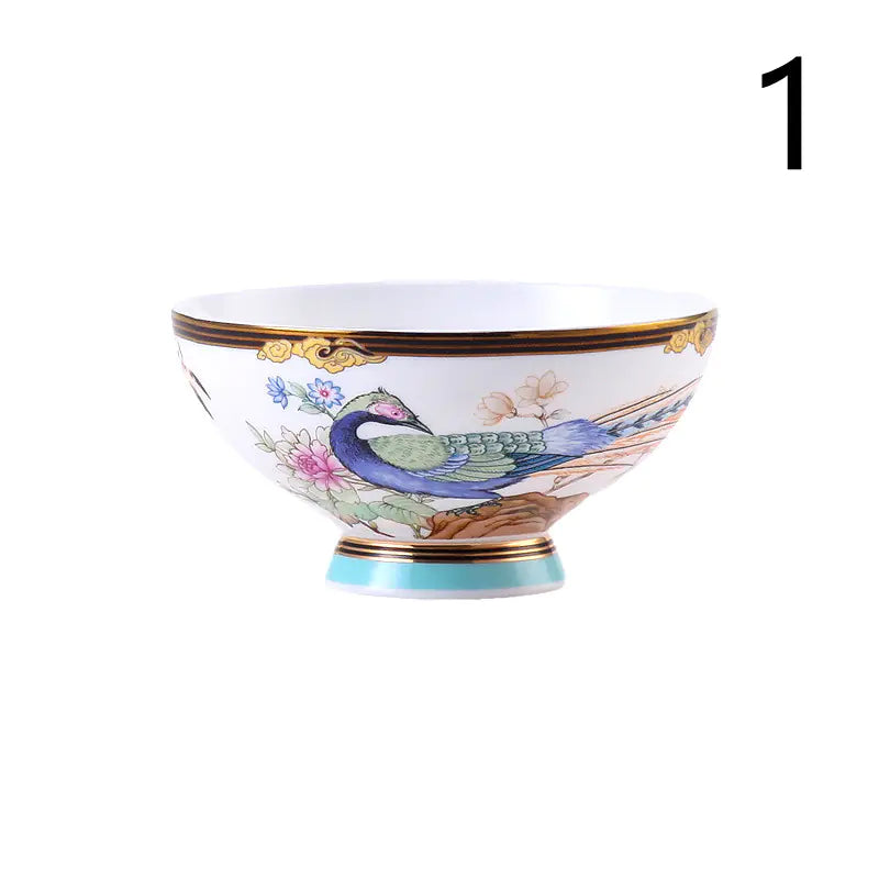 Creative Chinese Bone China Tableware Set