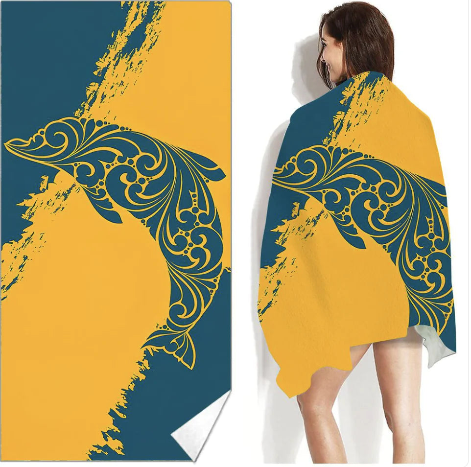Bohemian Printed Beach & Swim Towel