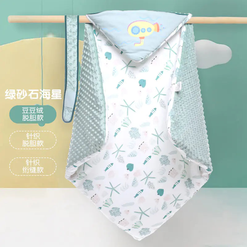 Baby Swaddle Blanket with Cotton for Newborns (Autumn/Winter)