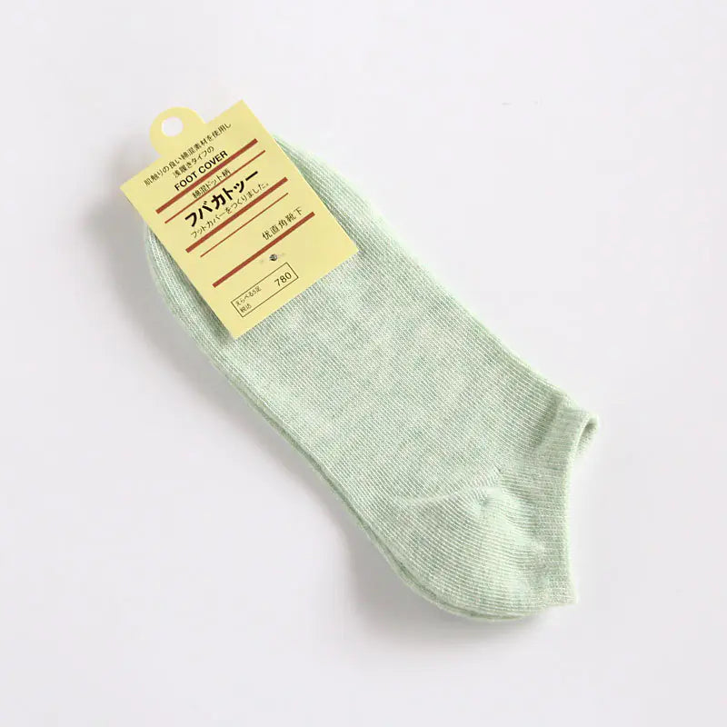 Popular Women's Invisible Boat Socks - Cotton Short Socks