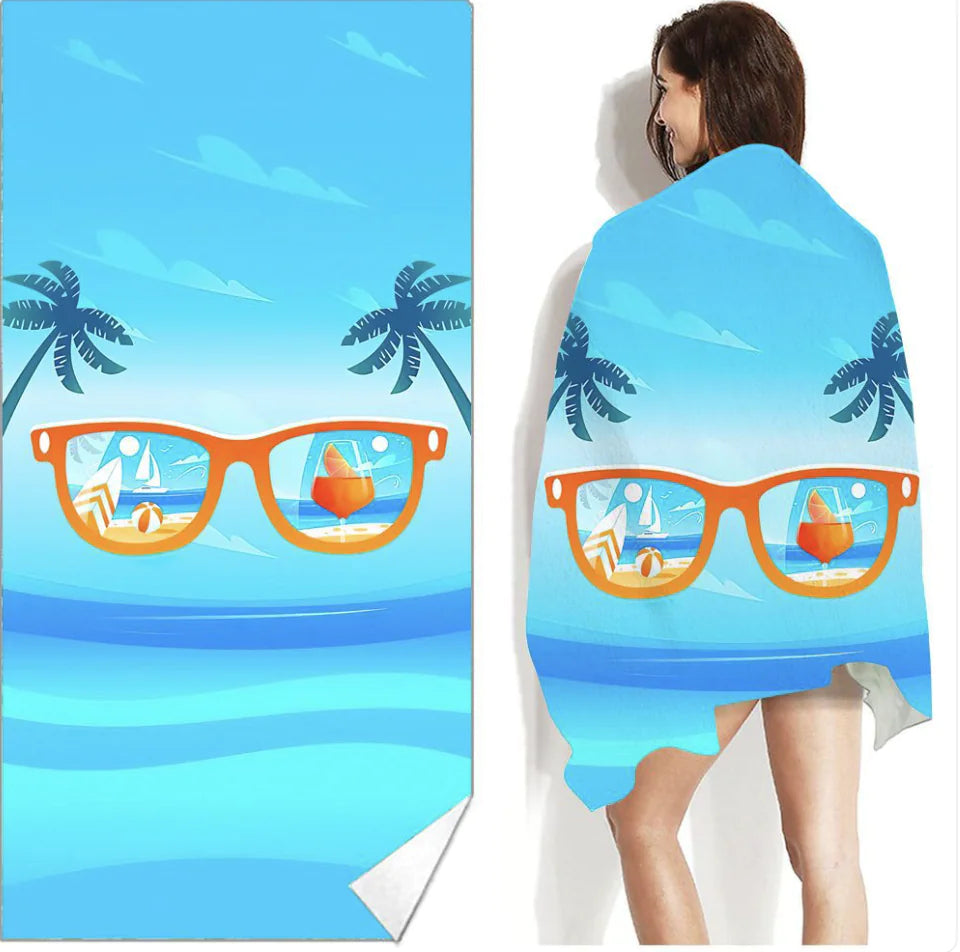 Bohemian Printed Beach & Swim Towel