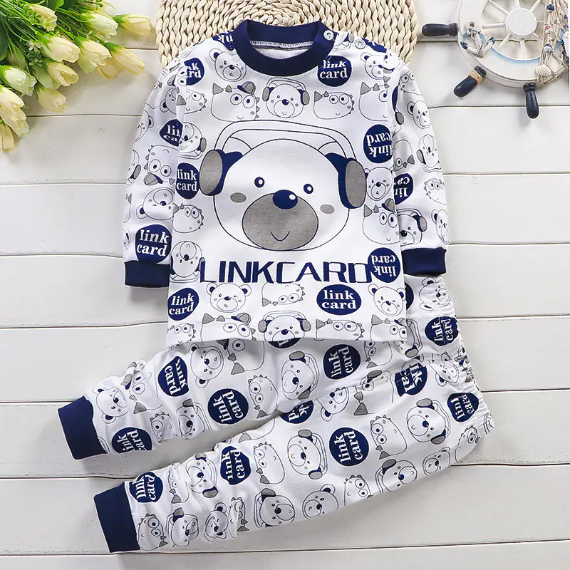 Boys' Cotton Autumn Winter Underwear Set (Wholesale)