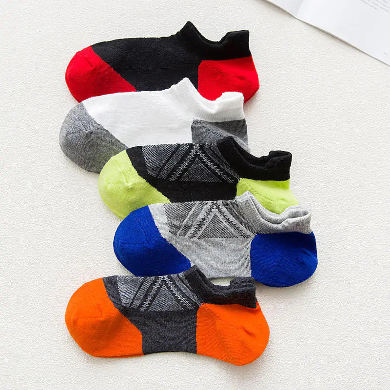 Summer Lightweight Mesh Socks, Patterned Sports Socks