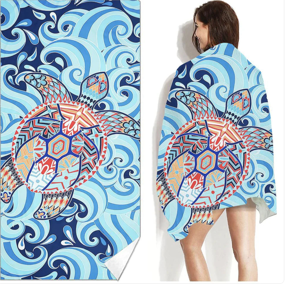 Bohemian Printed Beach & Swim Towel