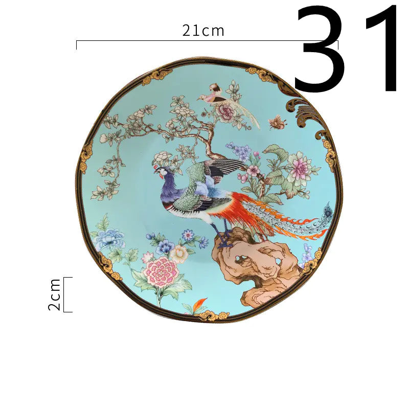 Creative Chinese Bone China Tableware Set