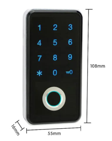 Smart Fingerprint and Password Lock for Cabinets