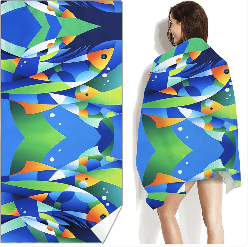 Bohemian Printed Beach & Swim Towel