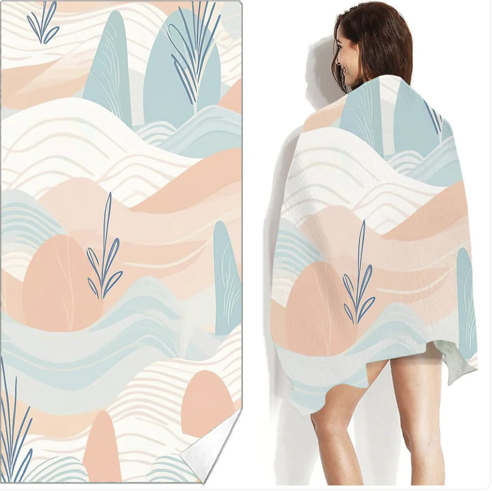 Bohemian Printed Beach & Swim Towel
