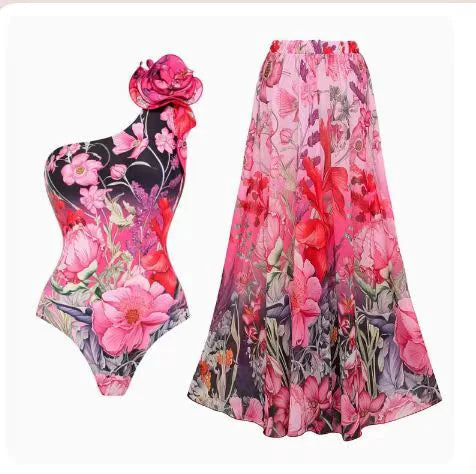 Beach Skirt Swimsuit