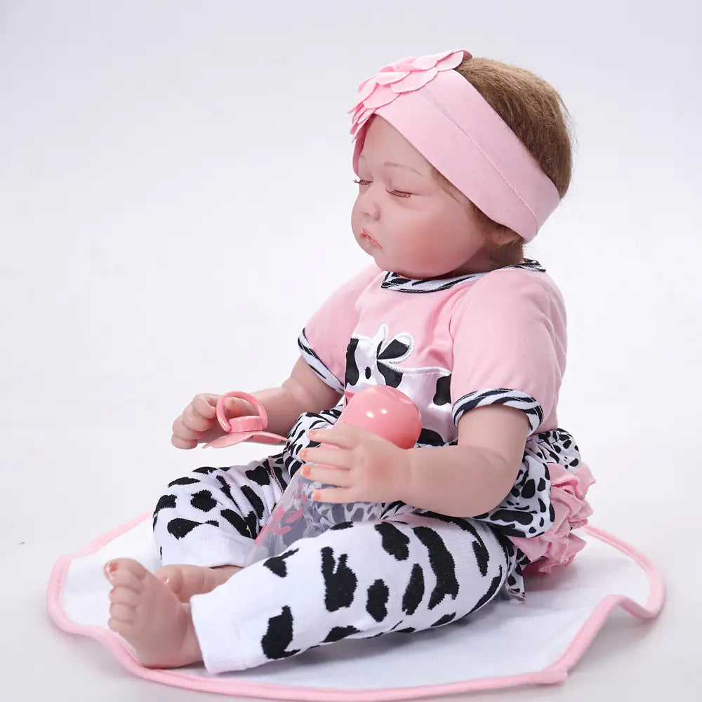 Reborn Doll Toy - Soft Silicone Realistic Baby Doll