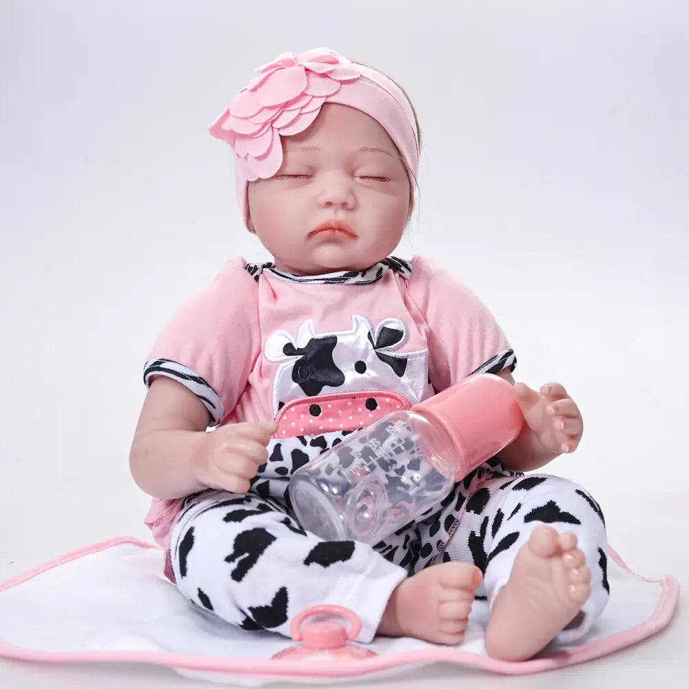 Reborn Doll Toy - Soft Silicone Realistic Baby Doll