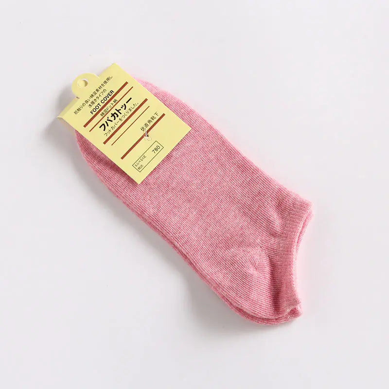 Popular Women's Invisible Boat Socks - Cotton Short Socks