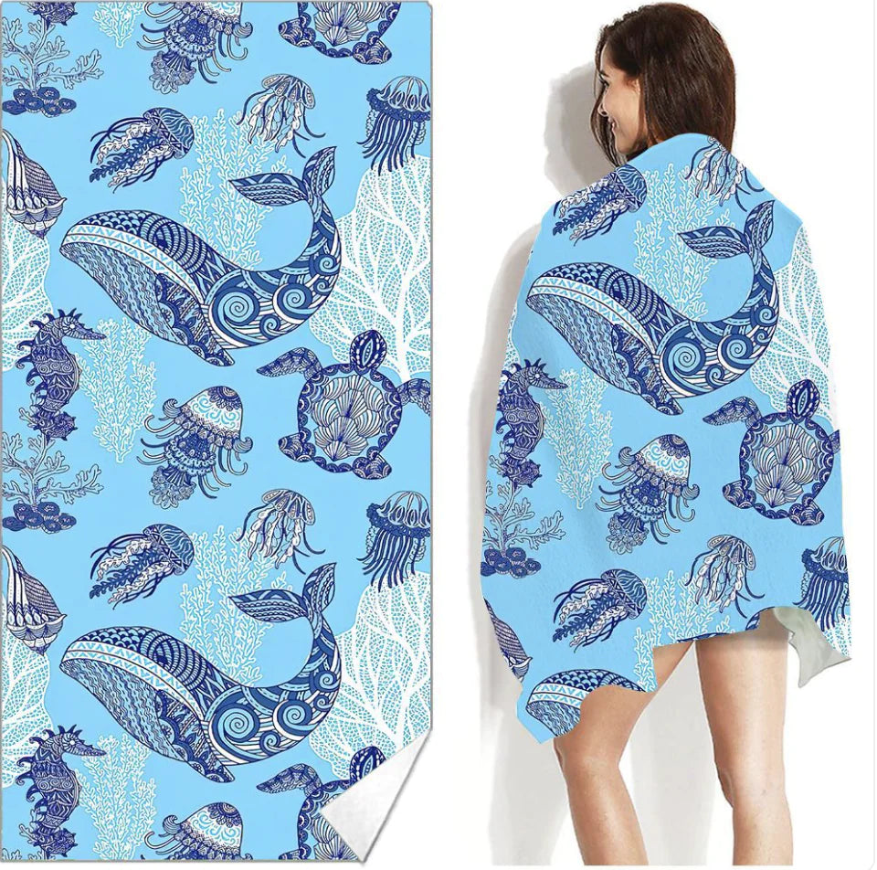 Bohemian Printed Beach & Swim Towel