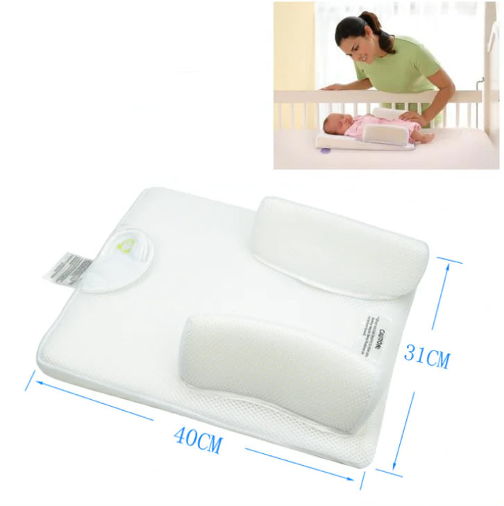Infant Sleep Mat and Anti-Rolling Pillow for Babies