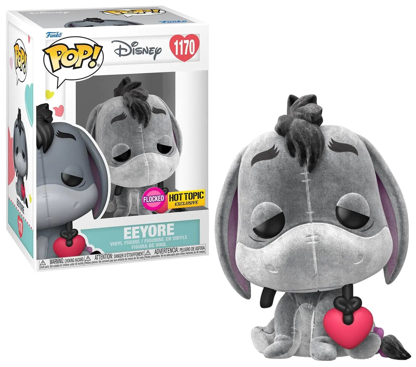 Funko Pop! Disney - Winnie The Pooh Flocked Eeyore: Special Edition Mulitcolor Exclusive #1170