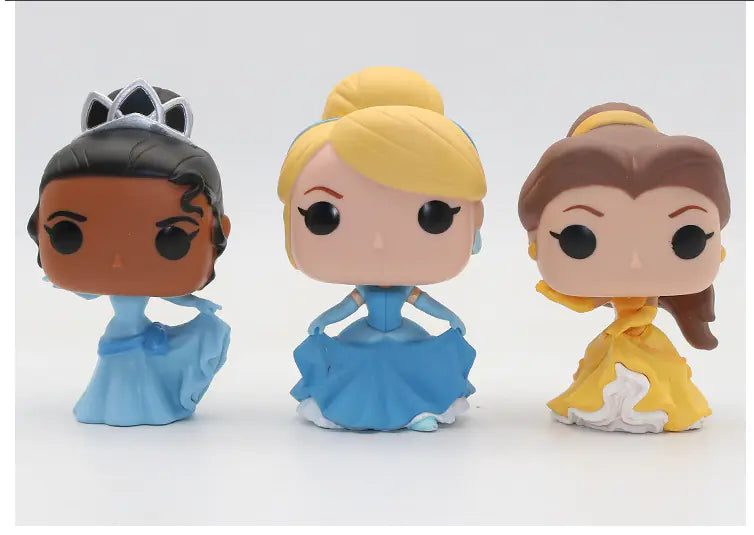 FUNKO POP Cinderella, Belle & Anna Anime Figures