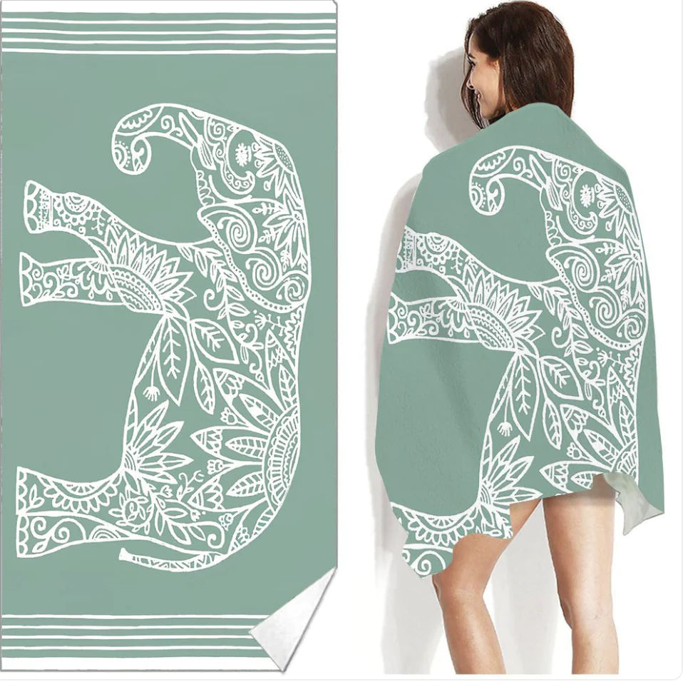 Bohemian Printed Beach & Swim Towel