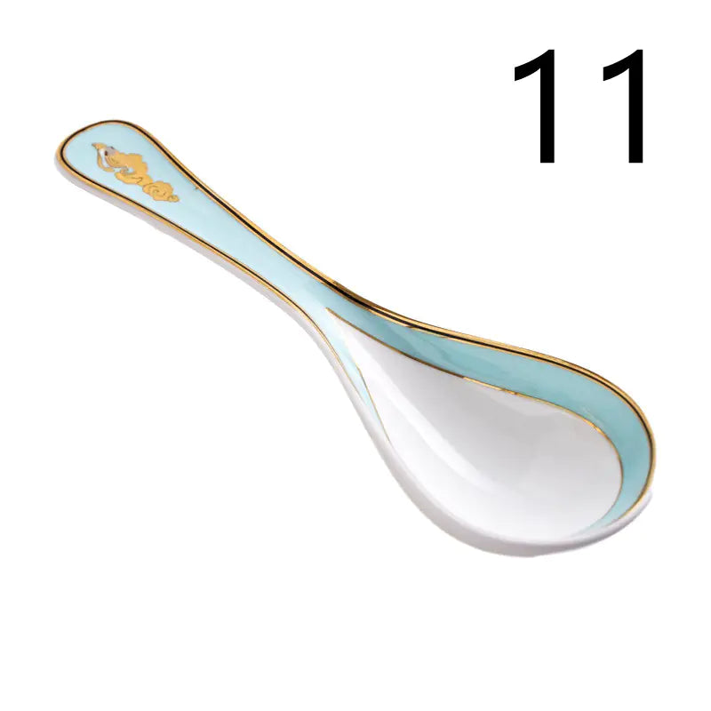 Creative Chinese Bone China Tableware Set