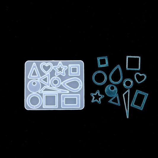 DIY Crystal Epoxy Mold for Necklaces and Earrings