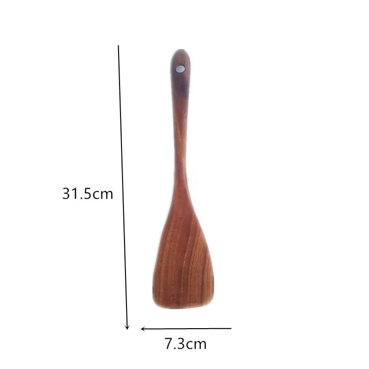 Non-Stick Pan with Wooden Rice Spoon Set