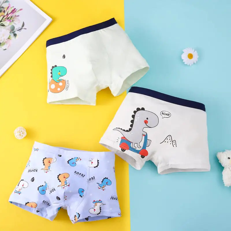 Cartoon Simple Cotton Breathable Boys' Underwear