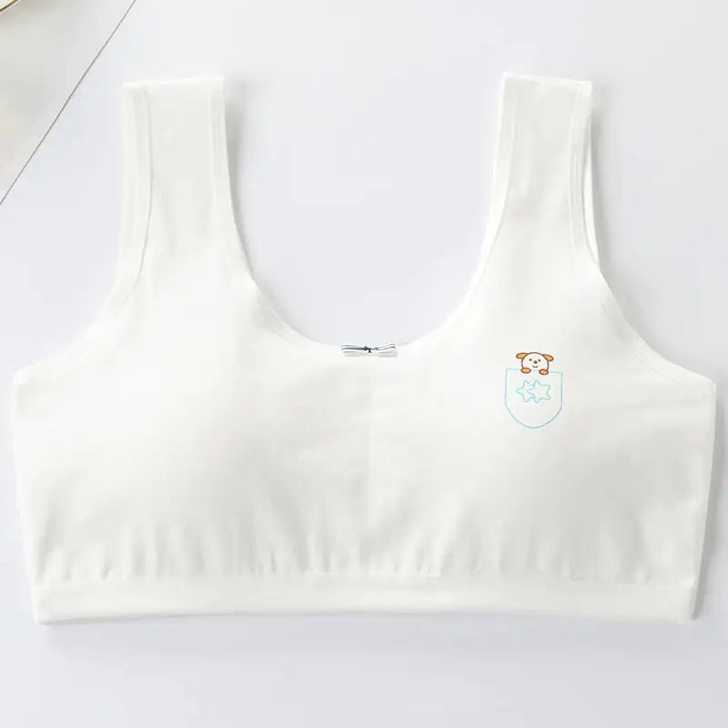 Cotton Bra for Junior High School Girls' Underwear