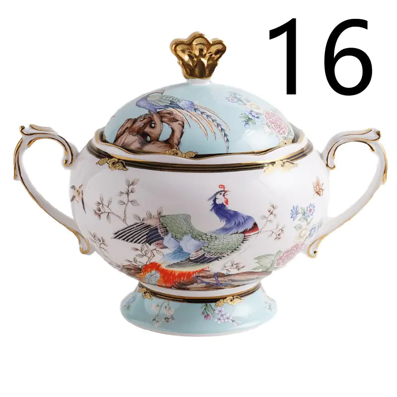 Creative Chinese Bone China Tableware Set