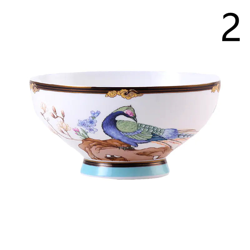 Creative Chinese Bone China Tableware Set
