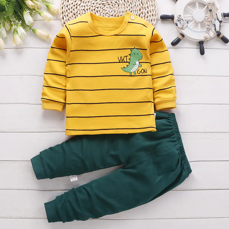 Boys' Cotton Autumn Winter Underwear Set (Wholesale)