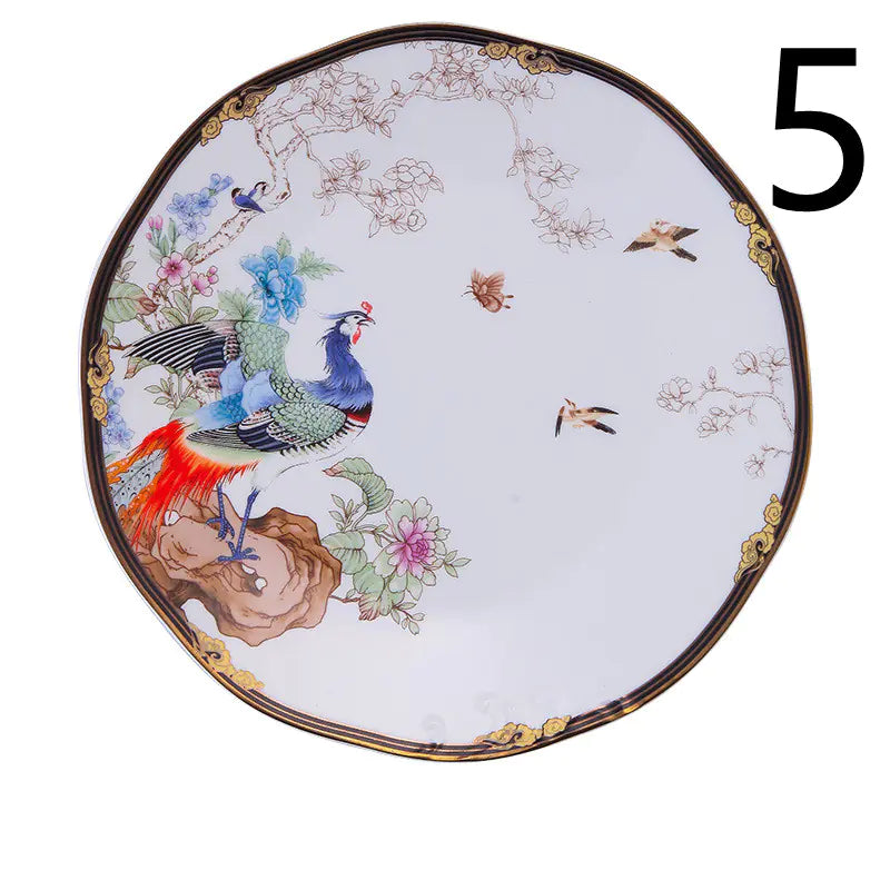 Creative Chinese Bone China Tableware Set