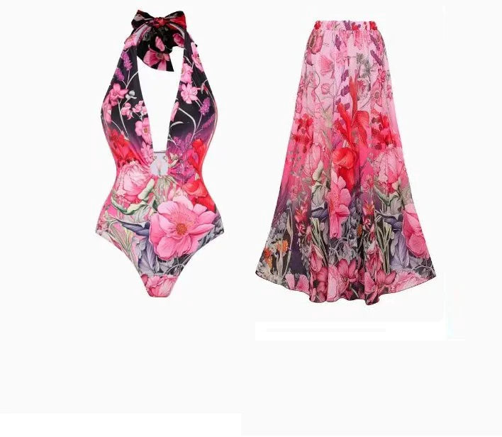 Beach Skirt Swimsuit